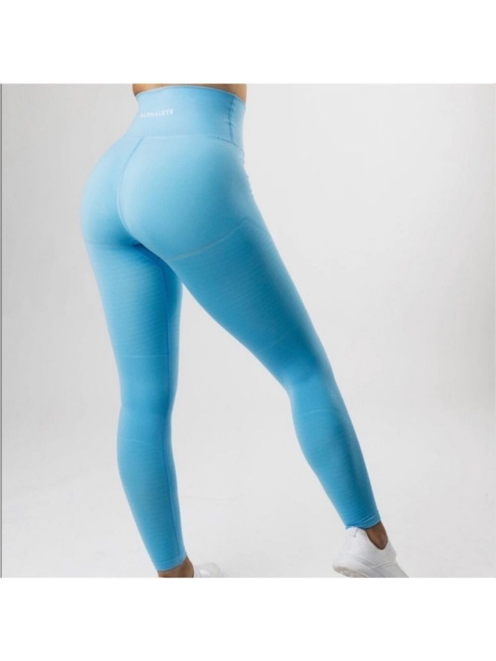 Alphalete OG Revival Contour Seamless Leggings in Atlantic Blue